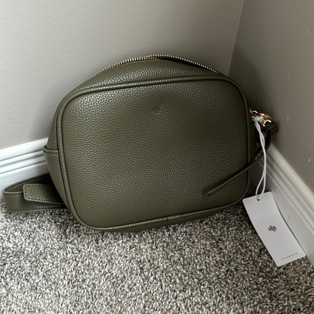 Ela belt bag in khaki green l/xl strap